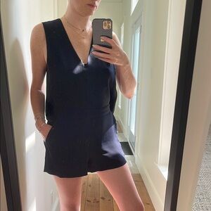 Club Monaco Blue Sleeveless Romper